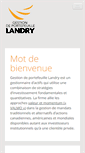 Mobile Screenshot of landryinvest.com